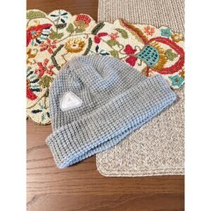 Palace Sofar Waffle Knit Beanie Light Grey Marl Tri Ferg Logo Skull Cap Hat FW22